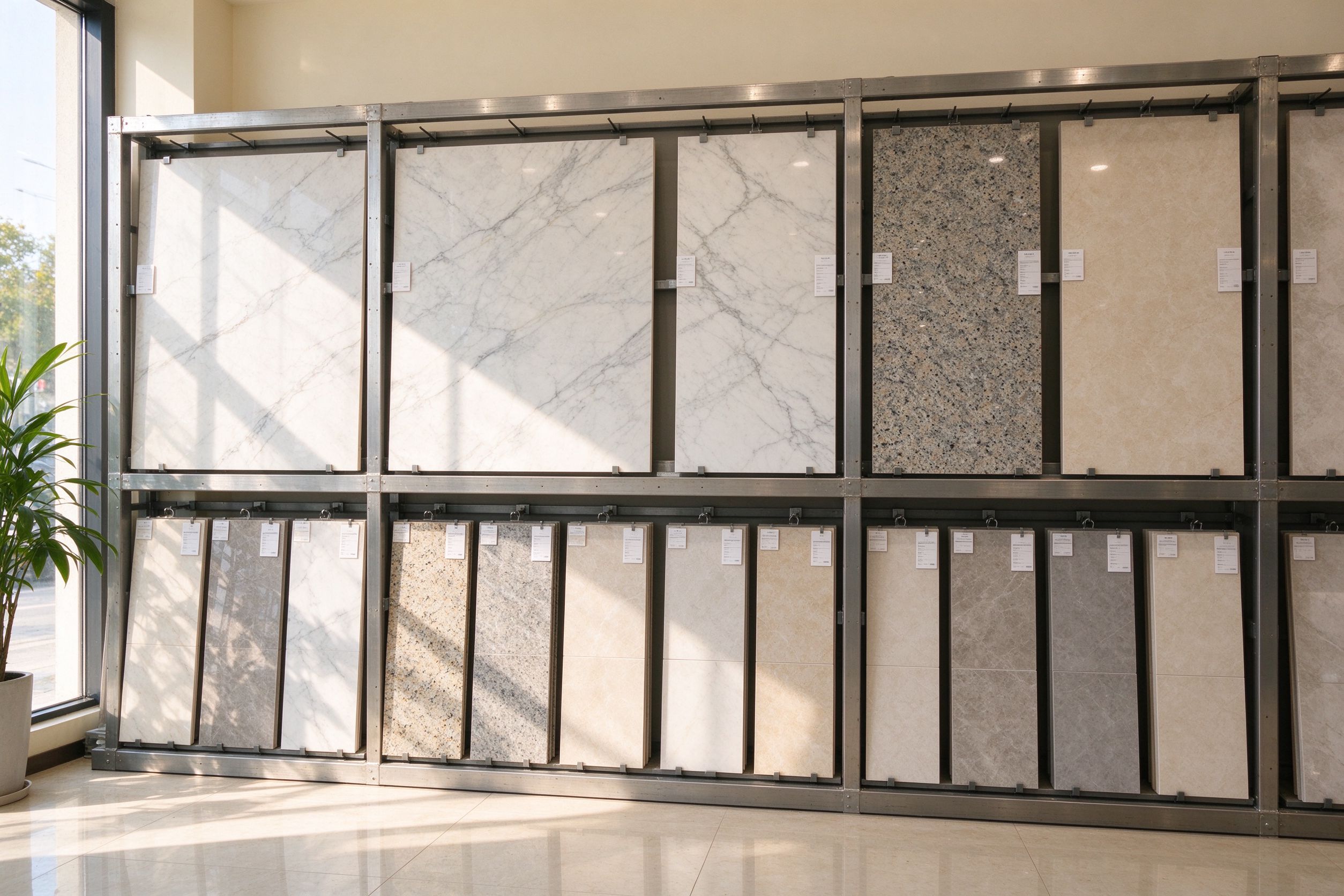 stone sample display stand