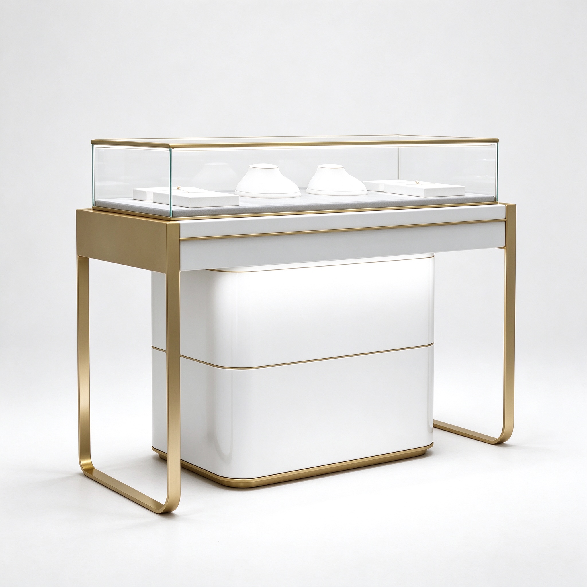 glass showcase counter