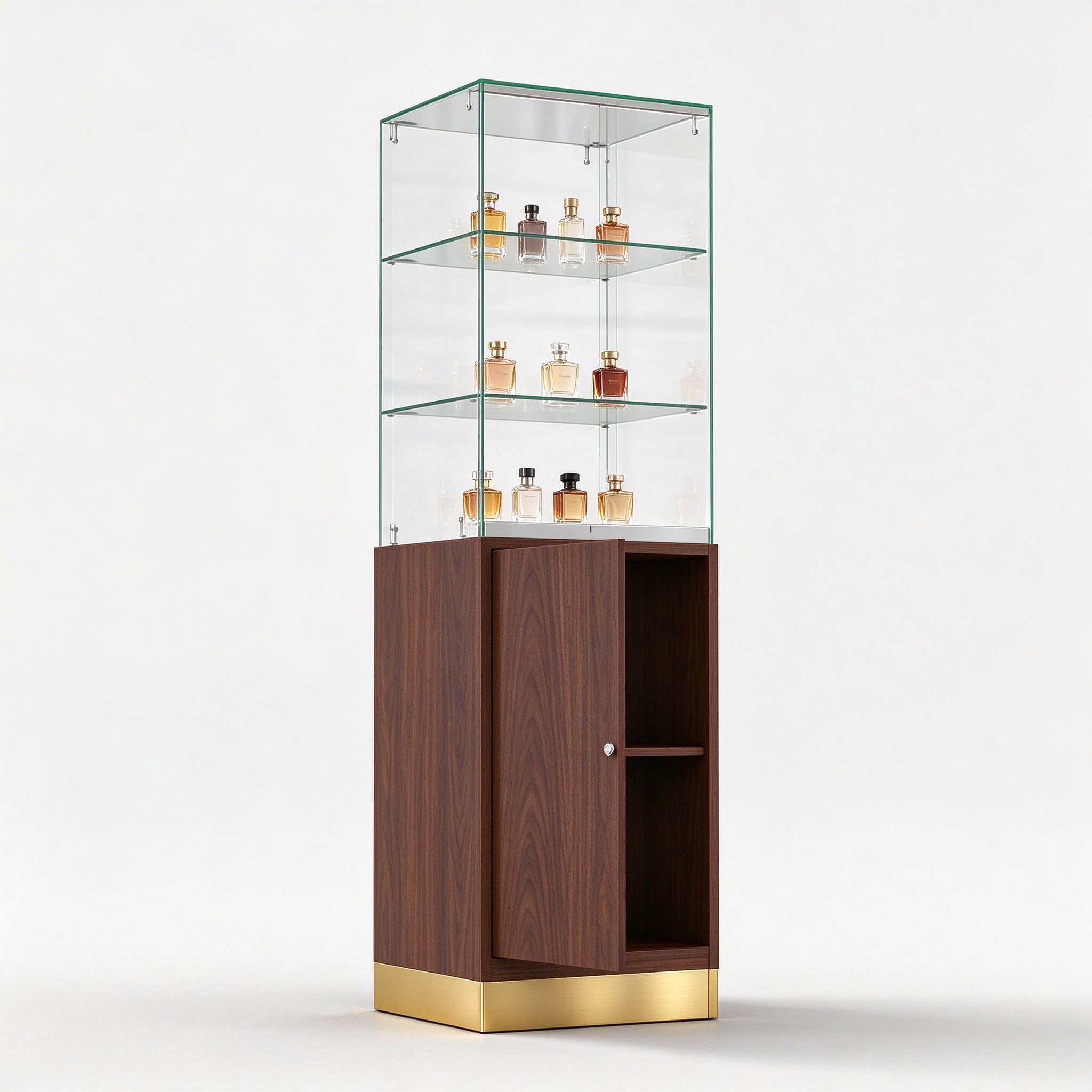 frameless showcase