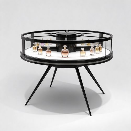 round glass island
