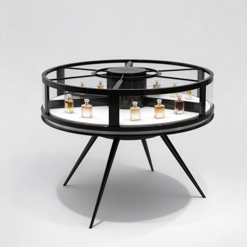 perfume display table