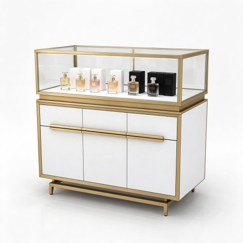 gold white counter