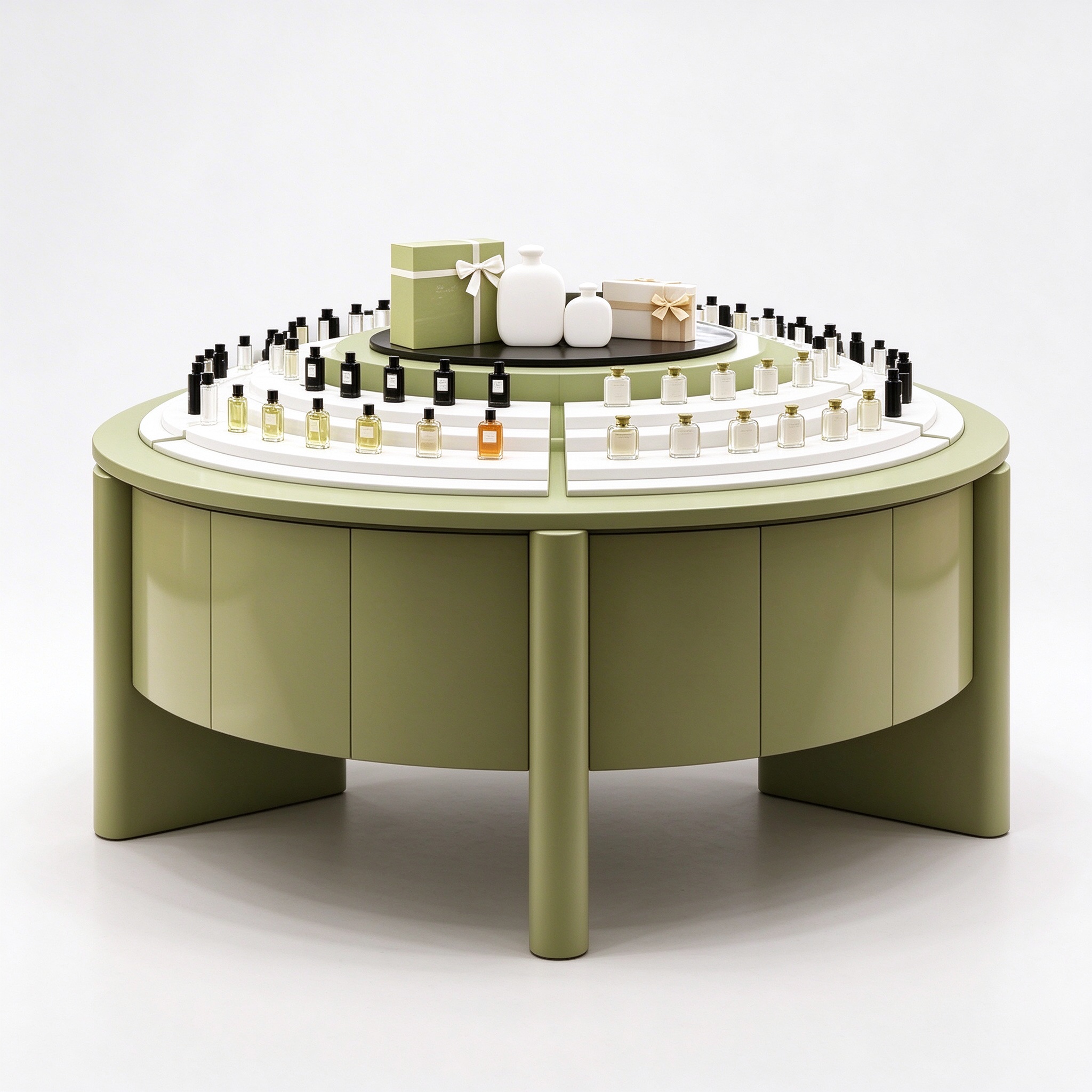round perfume island