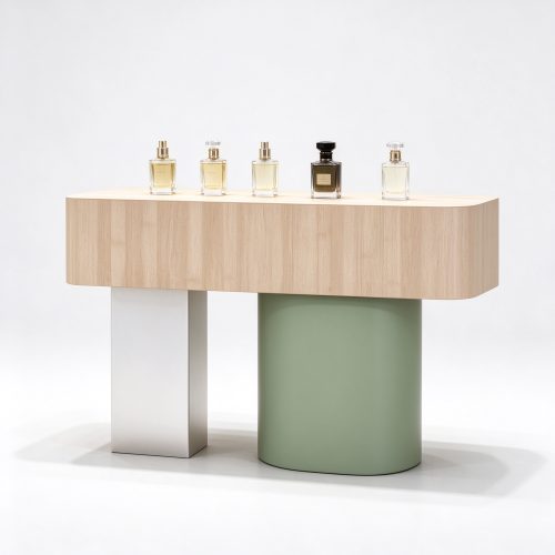 wood display table