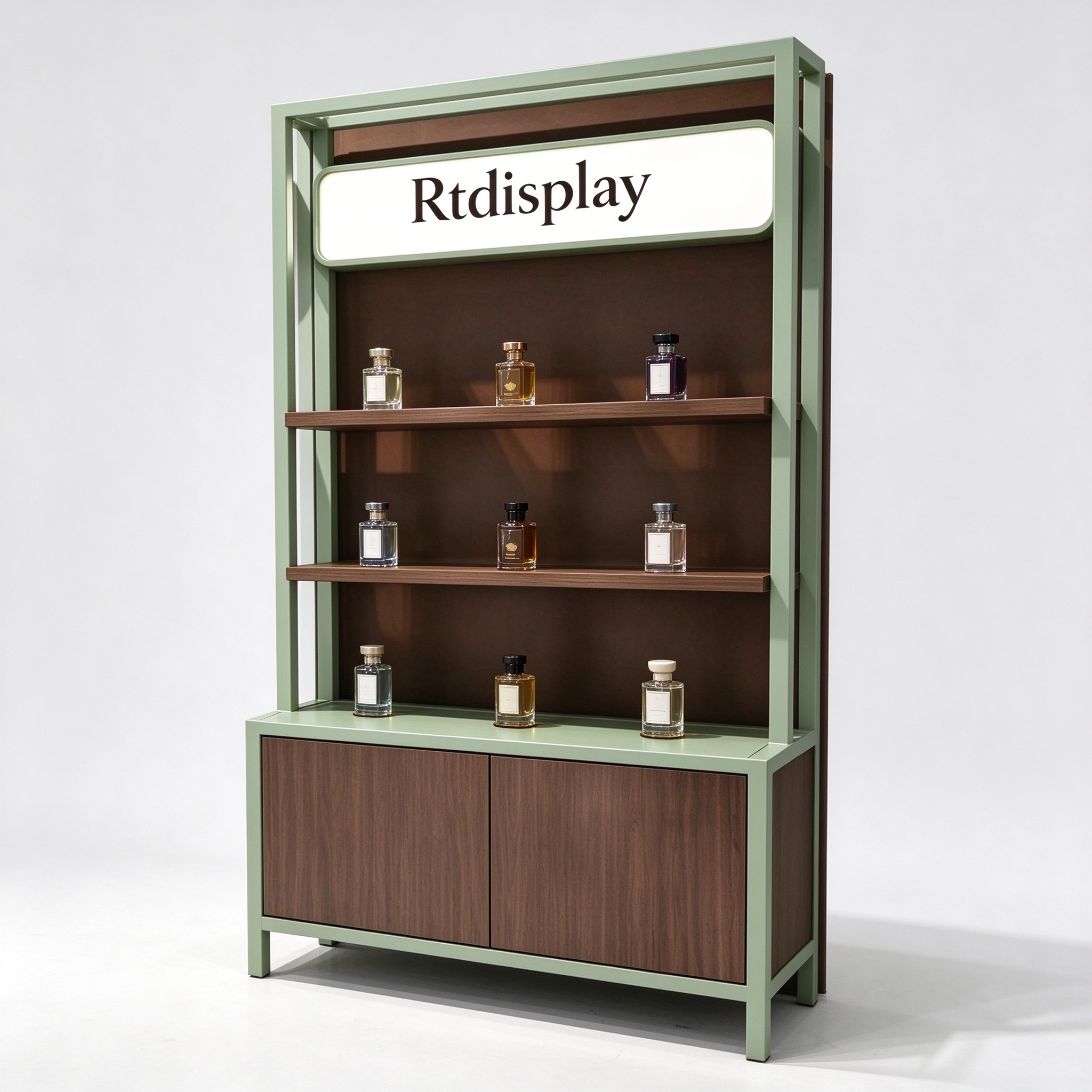 metal frame display