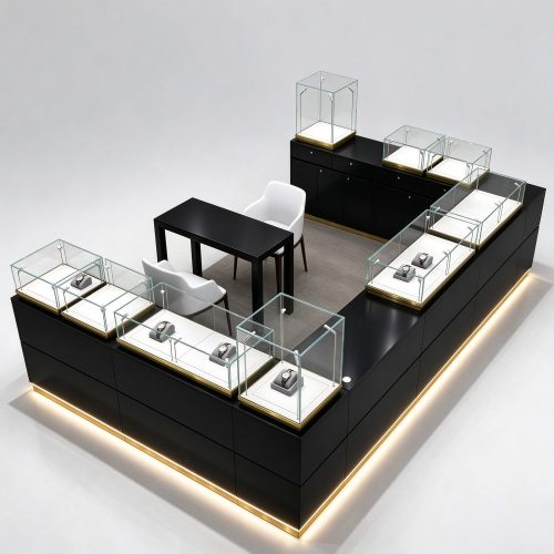 black gold kiosk