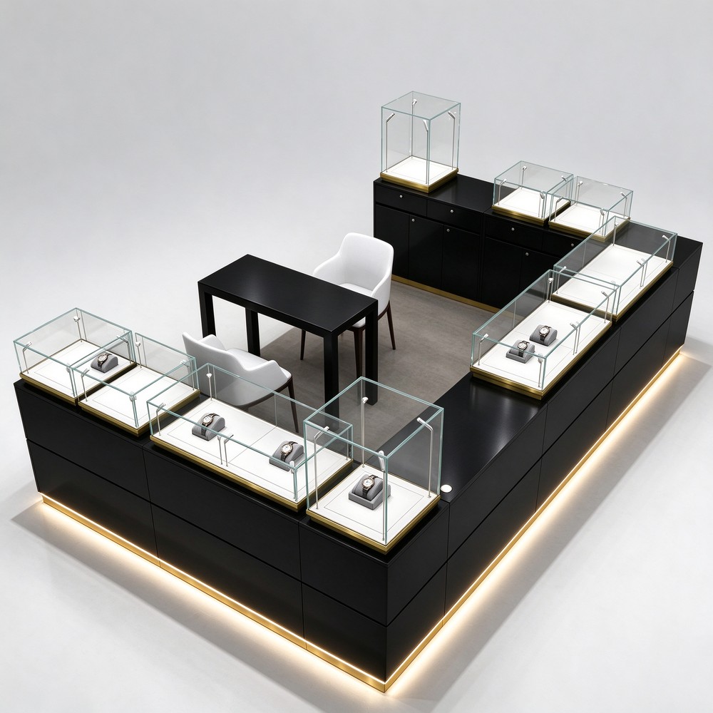 black gold kiosk