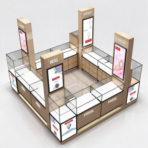 Wooden watch kiosk main